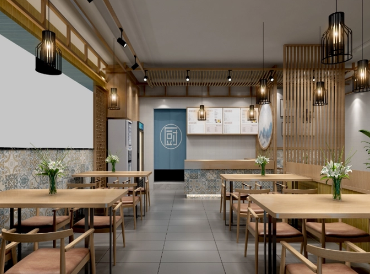 小餐館簡易裝修效果圖