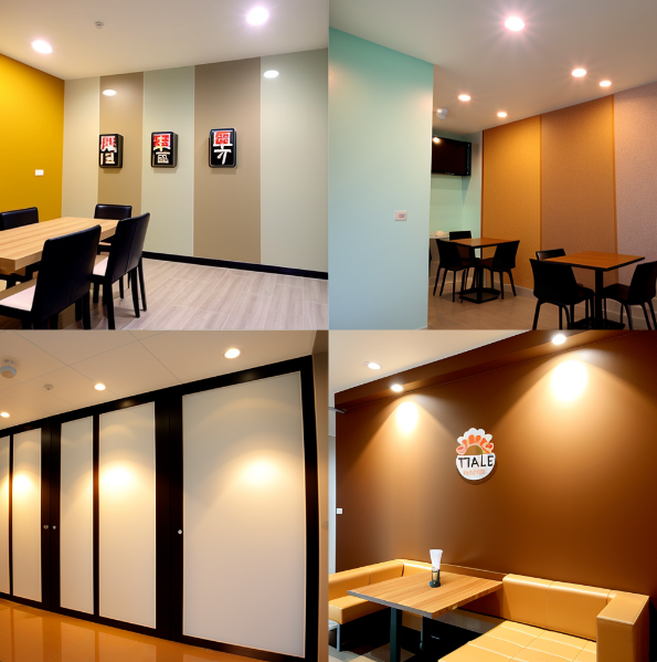 小藍(lán)鯨石晶地板墻板飲品奶茶店鋪裝修設(shè)計(jì)效果圖